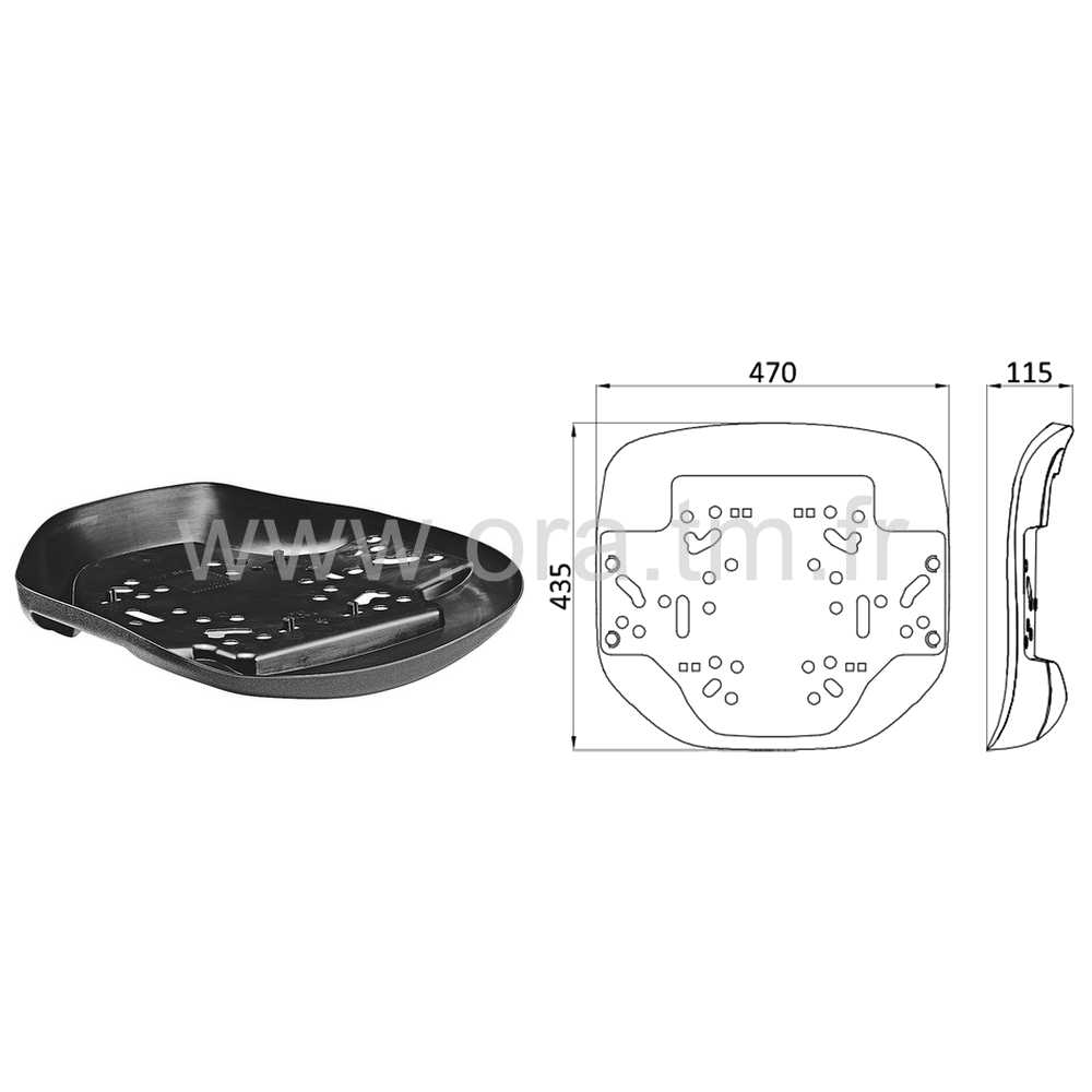 ERGON - ASSISE DOSSIER TAPISSE - ELEMENTS DE CHAISE